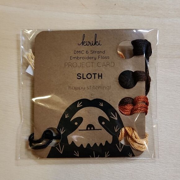 ⚠️Must Bundle⚠️ Kiriki Sloth DMC 6 Strands of Embroidery Floss - Picture 1 of 2